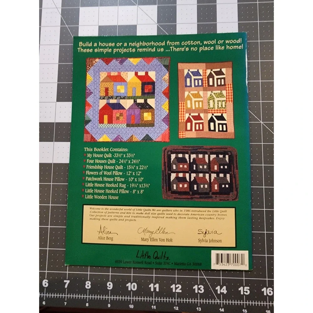 Little Quilts My House Quilt Booklet‎ 1997 Vintage